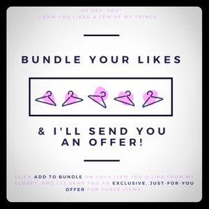 Bundle your items and save even more!